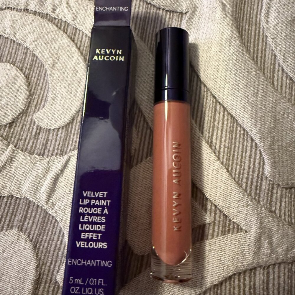 NIB Kevyn Aucoin Velvet Lip Paint in ENCHANTING 5 mL / 0.1 fl oz - Ultra Pigment
